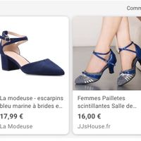 Recherche chaussures bleues - 1
