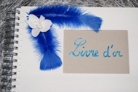 Détail livre d'or DIY