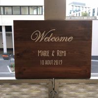 Glamour VS Champêtre : Le panneau de bienvenue ! - 1