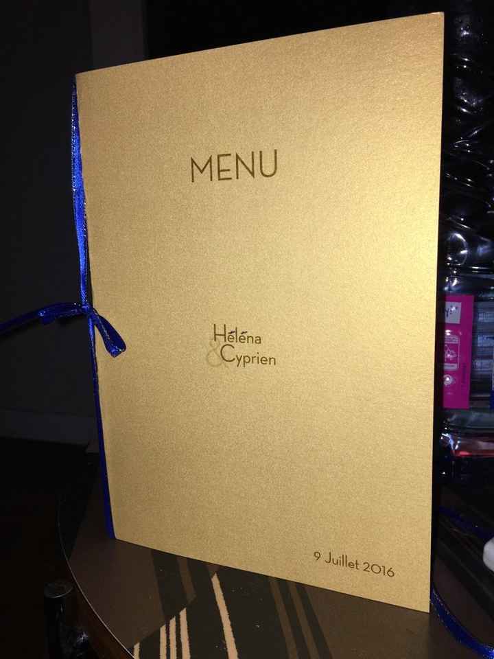 Nos menus sont prêts ! - 1