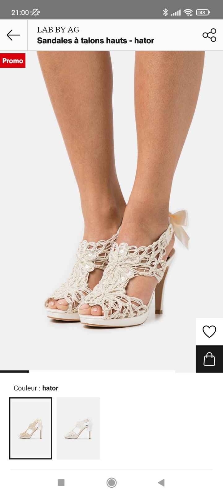 Dis-nous si tu as déjà trouvé tes chaussures de mariée ! - 1