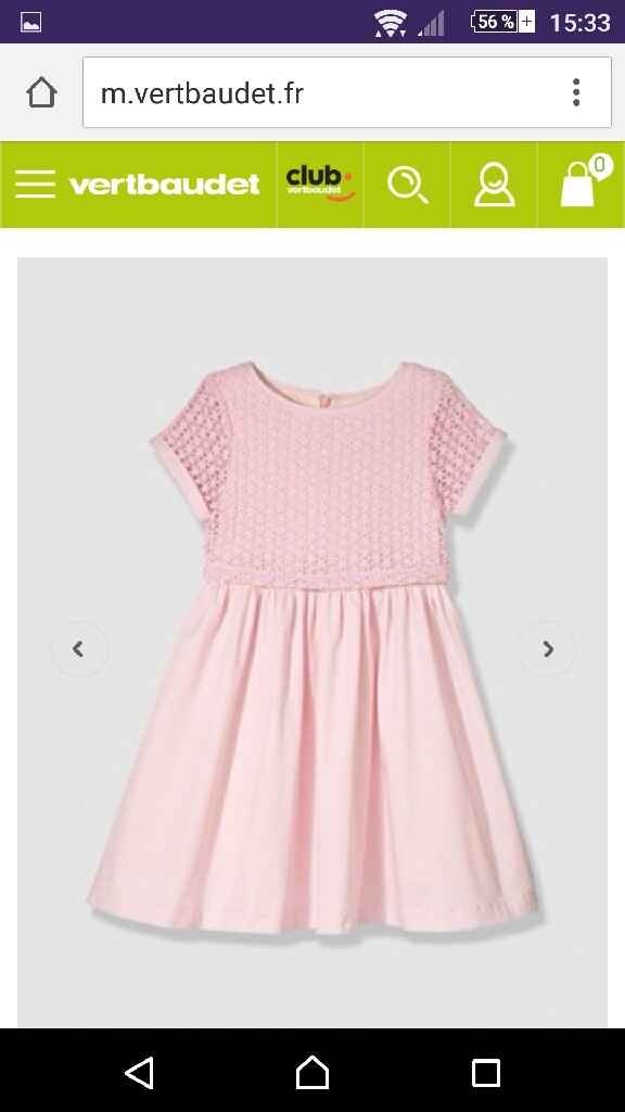 Robe de ceremonie pour ma fille - 1