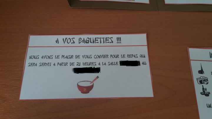 Carte repas