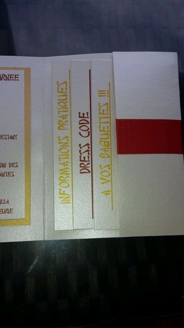 Faire part réalisé soi - même - 3