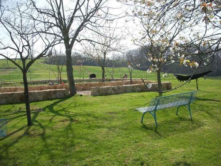 Le Domaine de Beaulieu - le jardin pour la cérémonie si le soleil nous accompagne