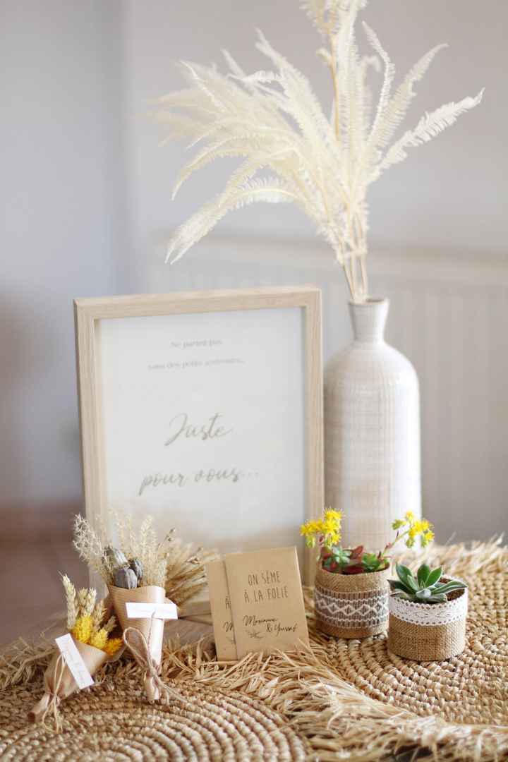 Cadeau invités - sachets de graines de fleurs - 2