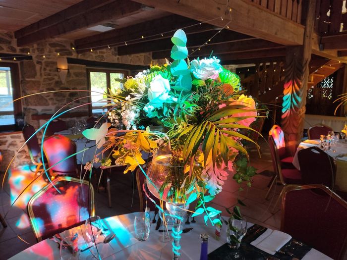Déco fleurs en papier {mariage 16.10.21} 2