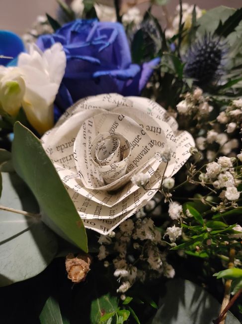 Déco fleurs en papier {mariage 16.10.21} 3