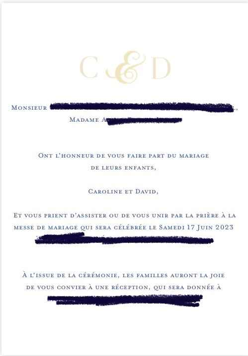 Nos Faire-parts ! - 6