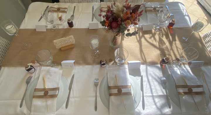 Essai déco de table - 1