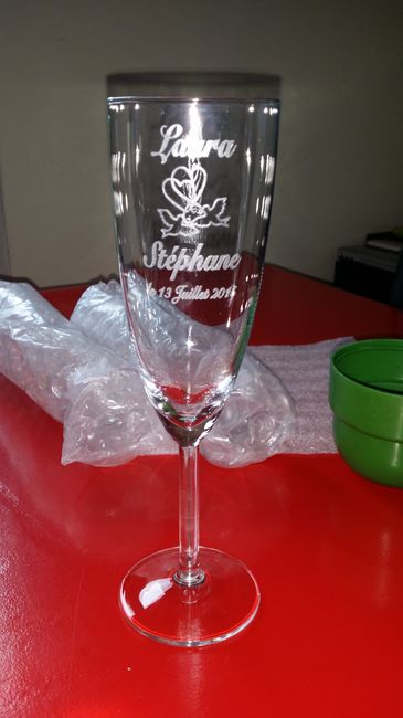 Flûtes de champagnes personnalisees - 1