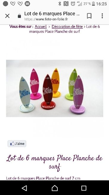 Thème de mariage surf 4