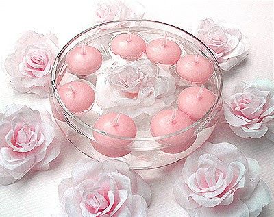 Bougie rose. - 9