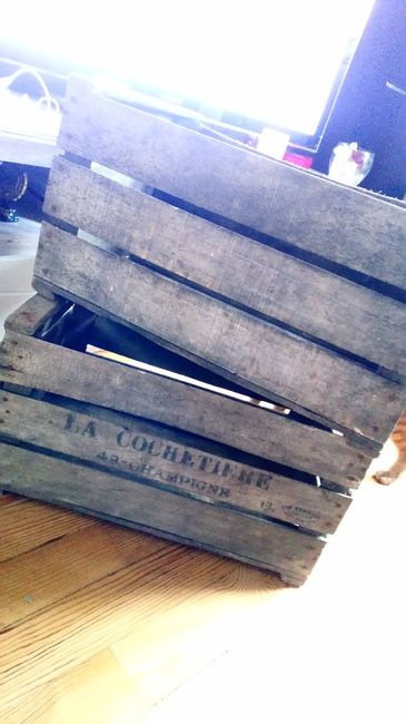 Mes caisses. - 1