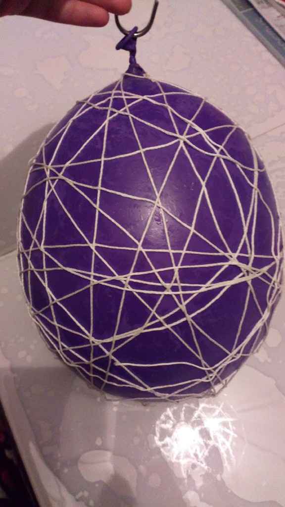 Boule de ficelle premier essai. - 2