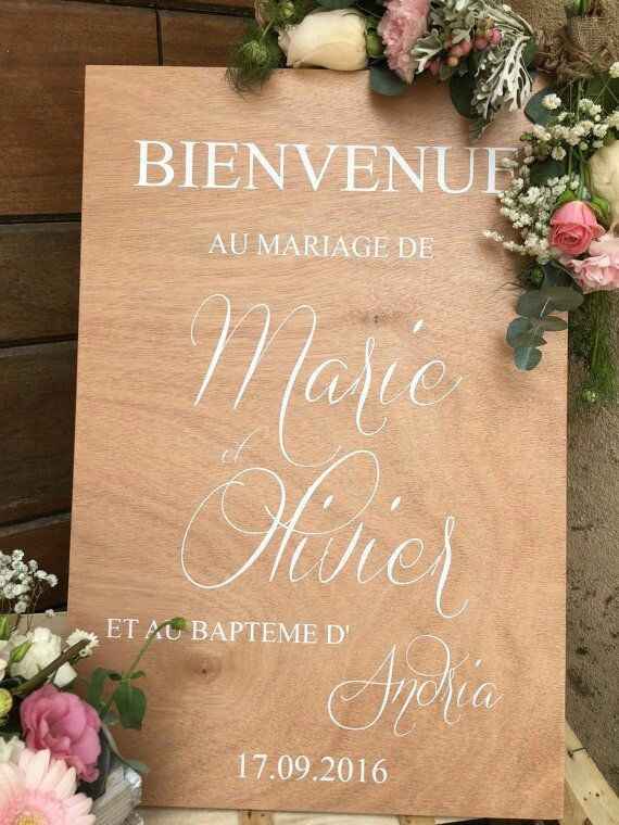 Panneau de Bienvenue.