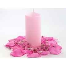 Bougie rose. - 7