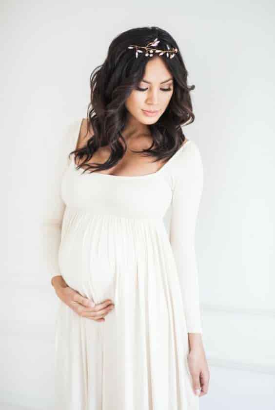 Top 5 des robes de mariage de grossesse. - 1