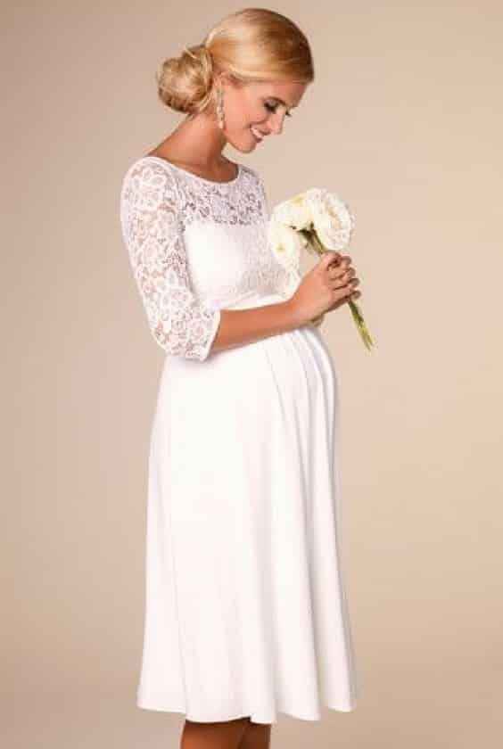 Top 5 des robes de mariage de grossesse. - 2
