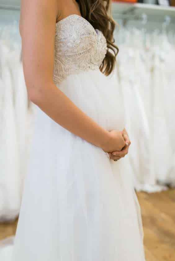 Top 5 des robes de mariage de grossesse. - 5