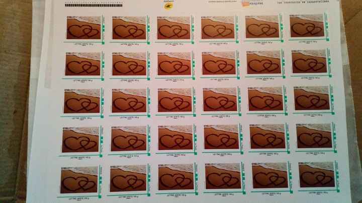 Planche de timbres. - 1
