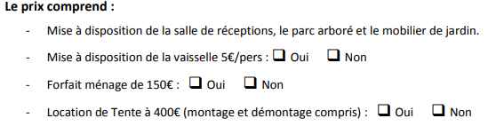 Contrat.