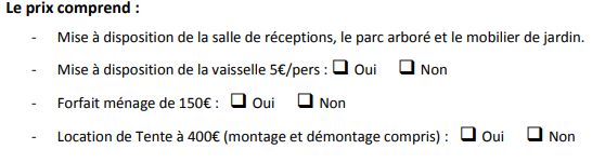 Contrat.
