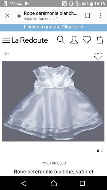 Robe bébé - 1