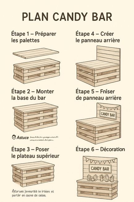 Construction d'un candy bar 
