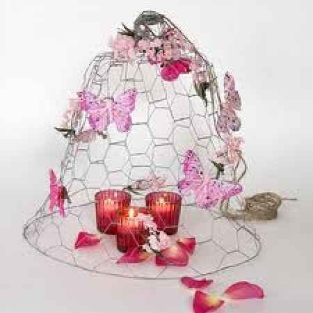 Idée centre de table avec papillons