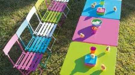 Idée coloré : Déco table pour le retour