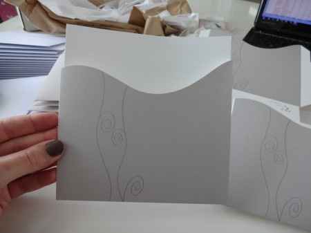 Notre faire part : la pochette