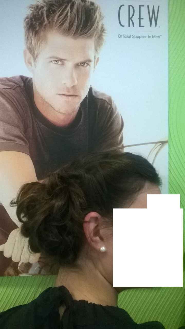 Essai coiffure - coté droit