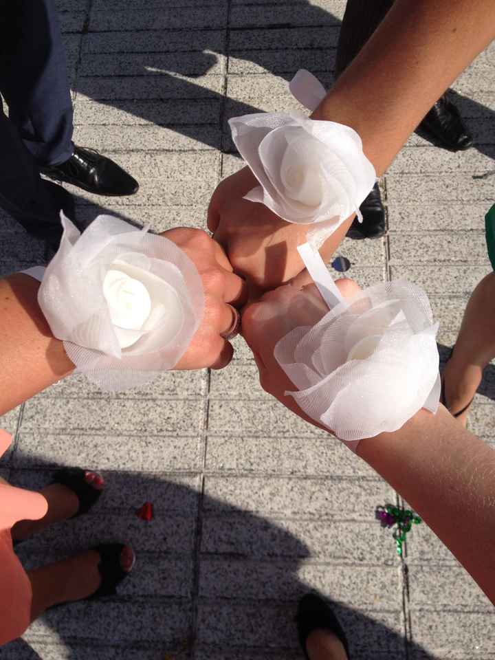 Bracelets de mes témoins