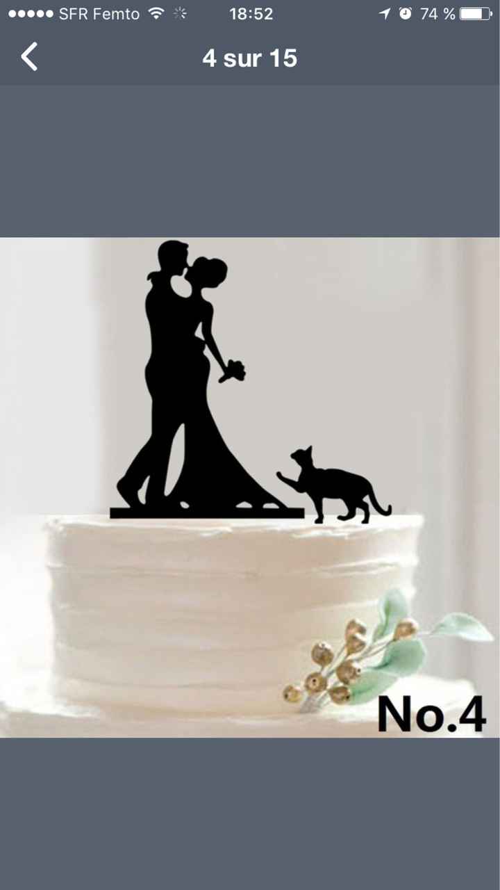  Figurine pour le gâteau - 1