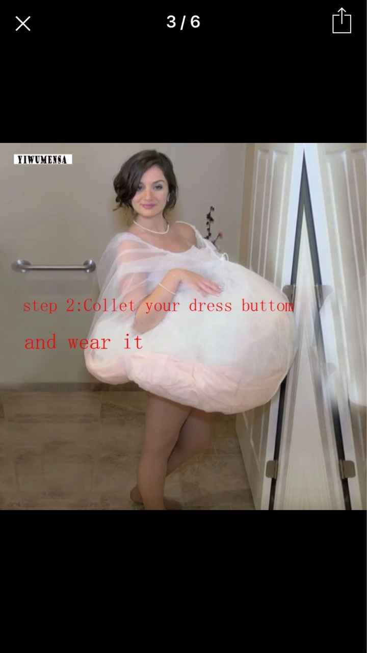  Faire pipi toute seule avec une robe princesse - 1