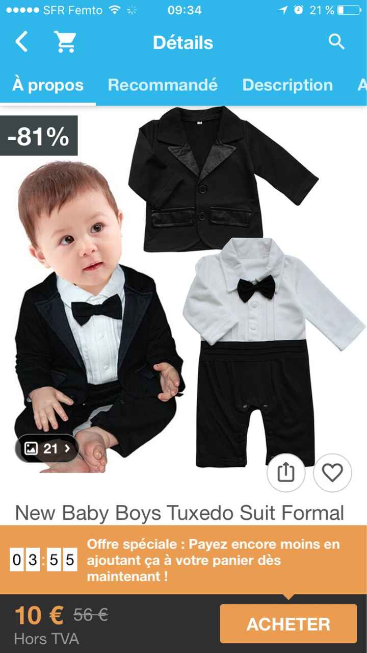 Tenue pour petit garçon - 3