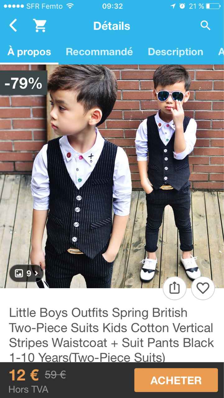  Tenue pour petit garçon - 5
