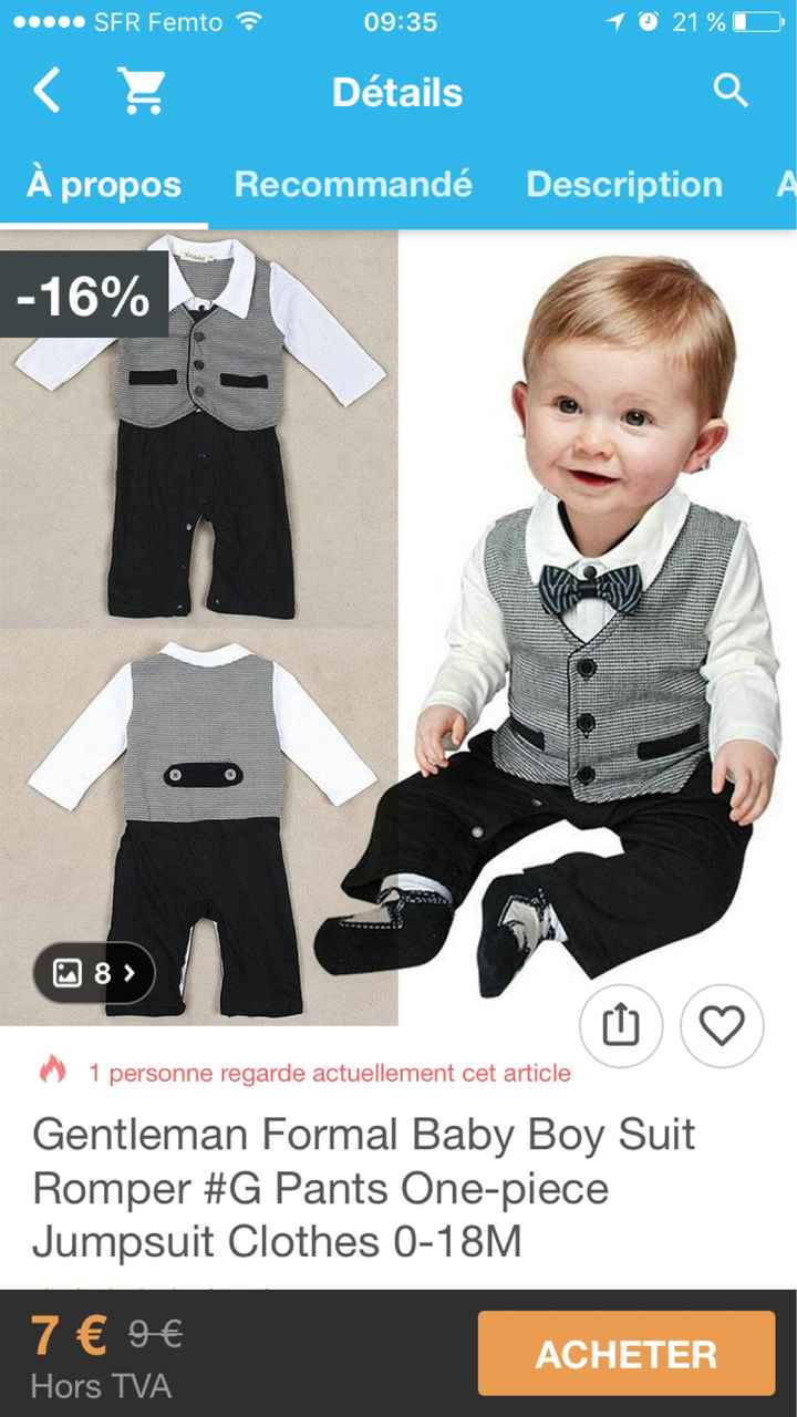  Tenue pour petit garçon - 11
