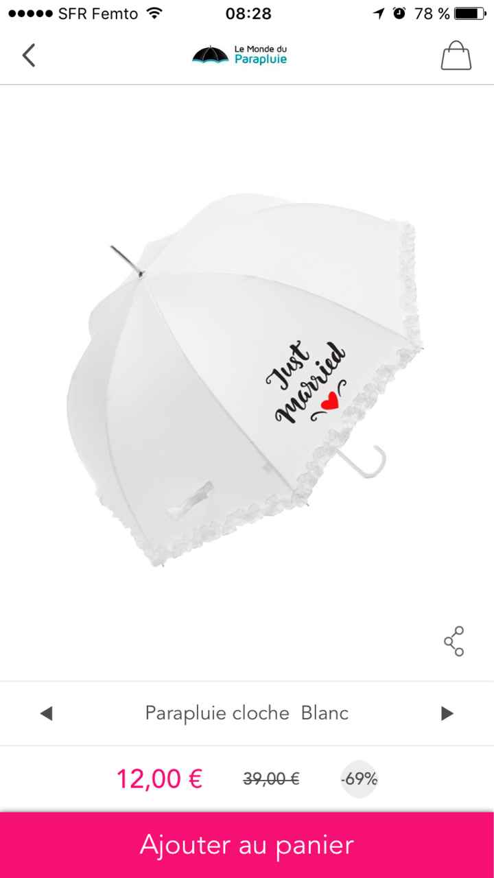  Vente de parapluie sur showroom ☂️ - 1