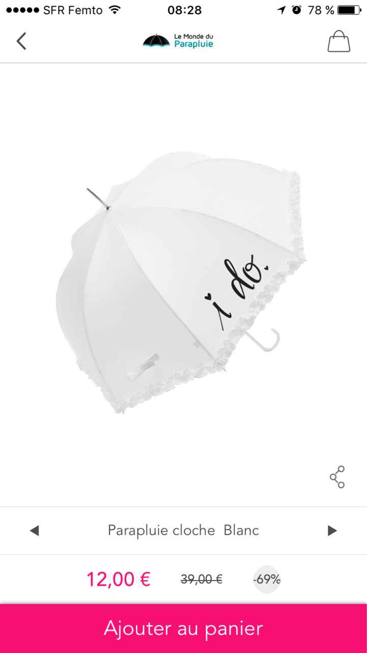  Vente de parapluie sur showroom ☂️ - 2