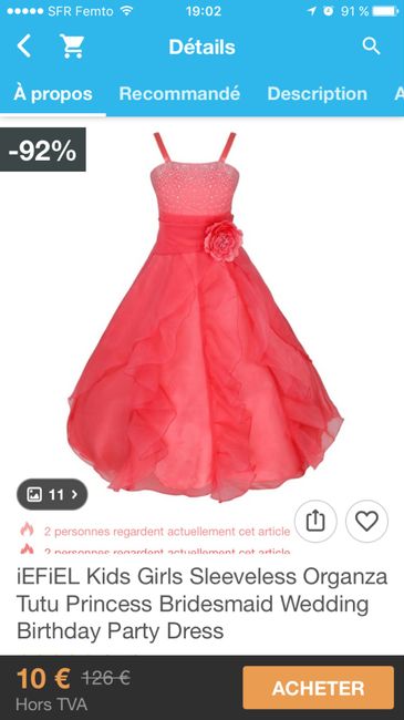 Robe de cérémonie petite fille - 4