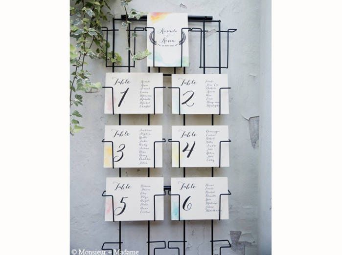  Idée plan de table - 12