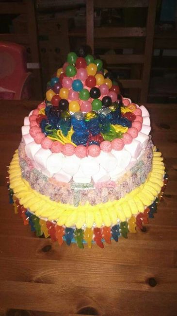 Pièce montée de bonbons - 1