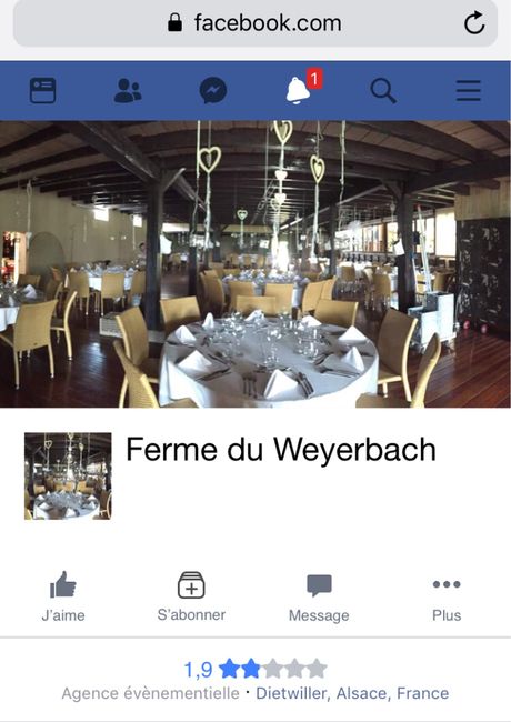 Informations Ferme weyerbach - salle cecile et theo ?  1