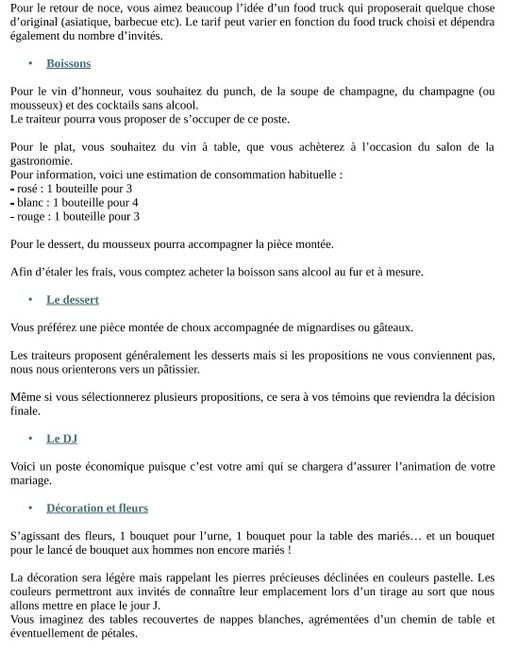 Wedding planner ou pas ? 2