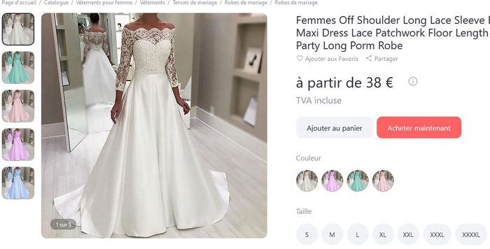 Robes de mariées à bas prix 10