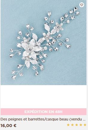 Coiffure bijoux de cheveux 8