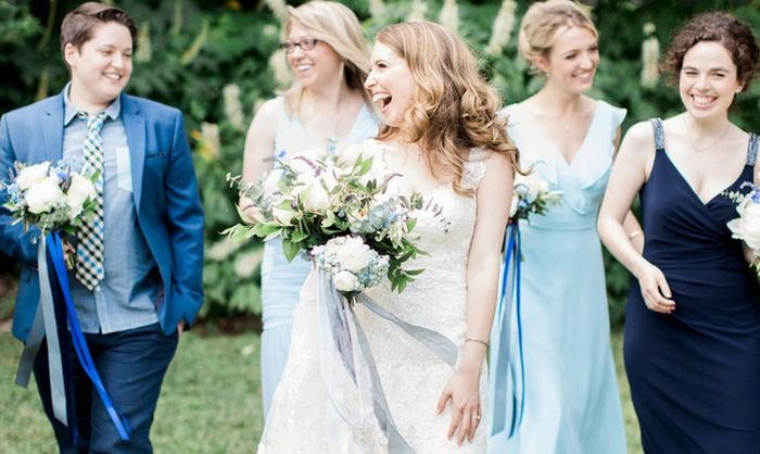 Pour célébrer le Movembre - Mariage en bleu 45