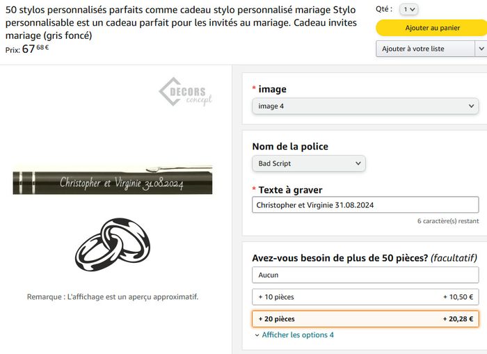Idées de cadeaux invités 3
